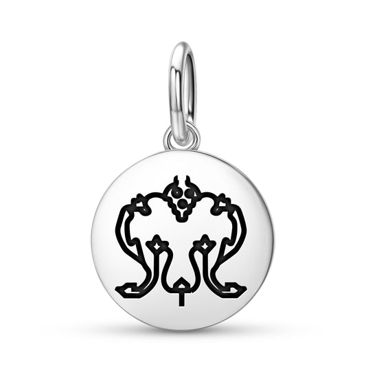 Iris Persian Symbols Pendant Dangle Charm