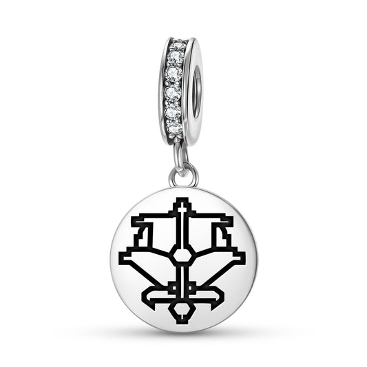 Lotus Persian Symbols Pendant Dangle Charm
