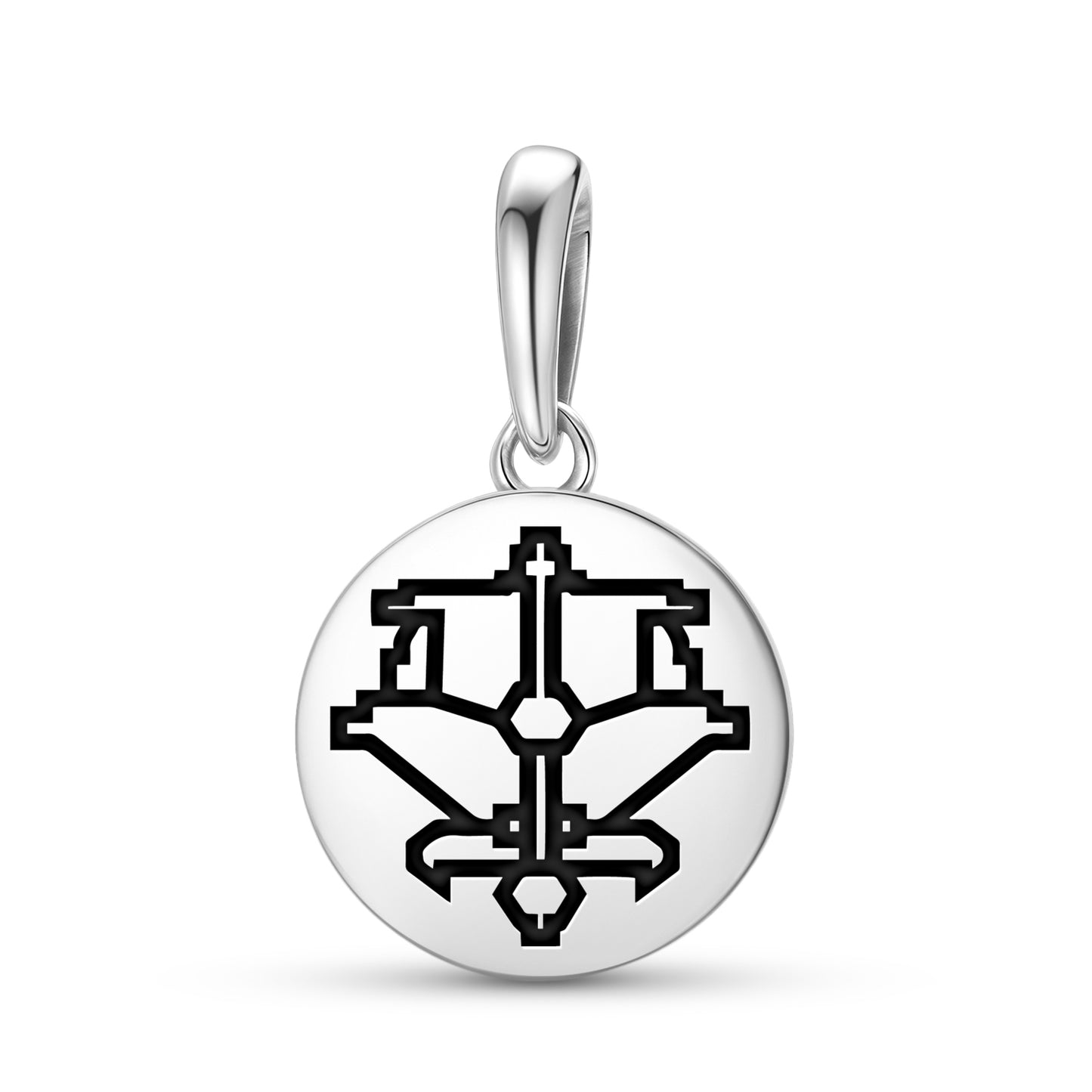 Lotus Persian Symbols Pendant Dangle Charm