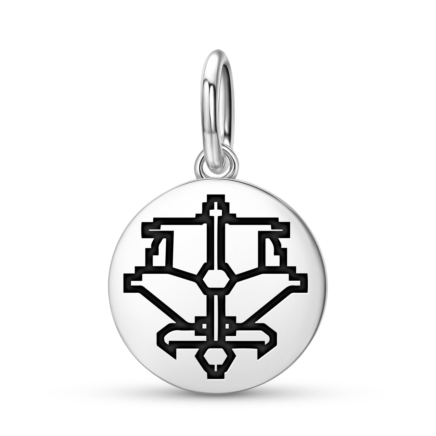 Lotus Persian Symbols Pendant Dangle Charm