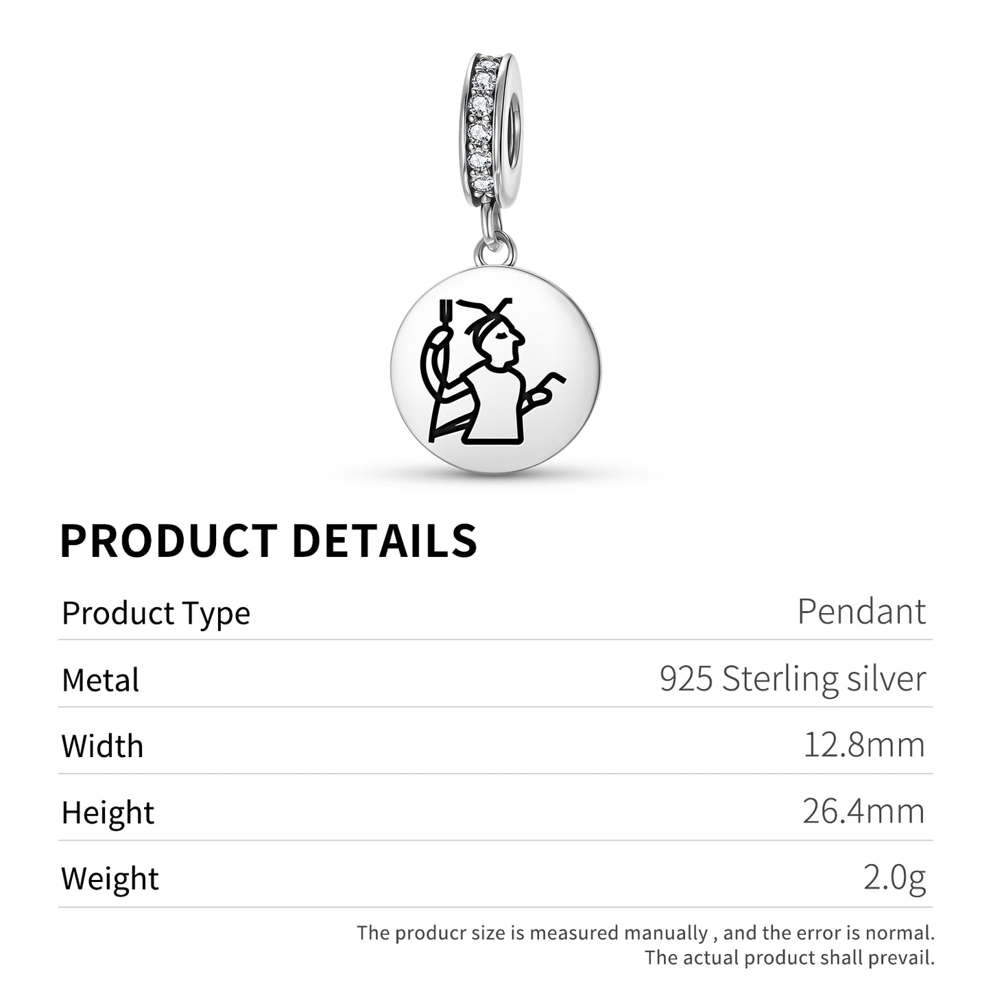 Verethragna Persian Symbols Pendant Dangle Charm