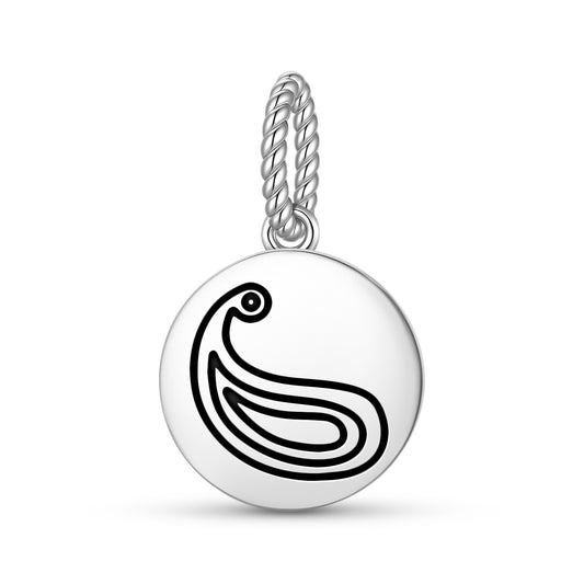 Boteh Jegheh Persian Symbols Pendant Dangle Charm
