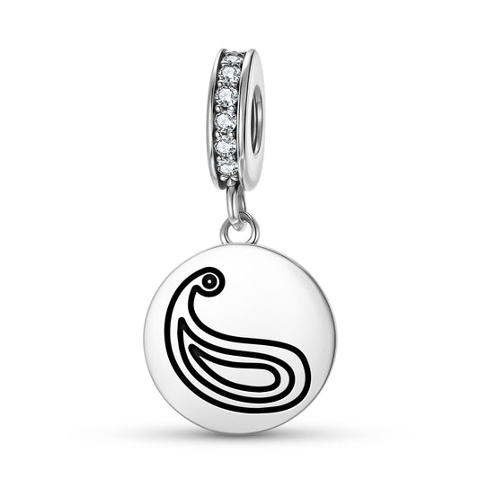 Boteh Jegheh Persian Symbols Pendant Dangle Charm