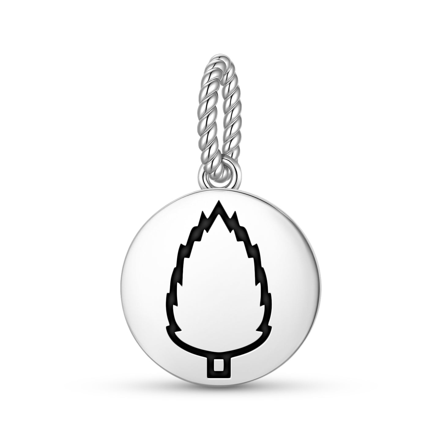 Cypress Tree Persian Symbols Pendant Dangle Charm