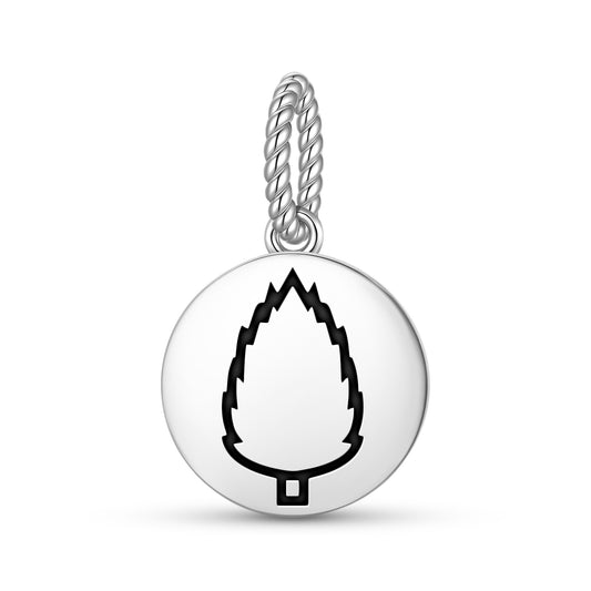 Cypress Tree Persian Symbols Pendant Dangle Charm