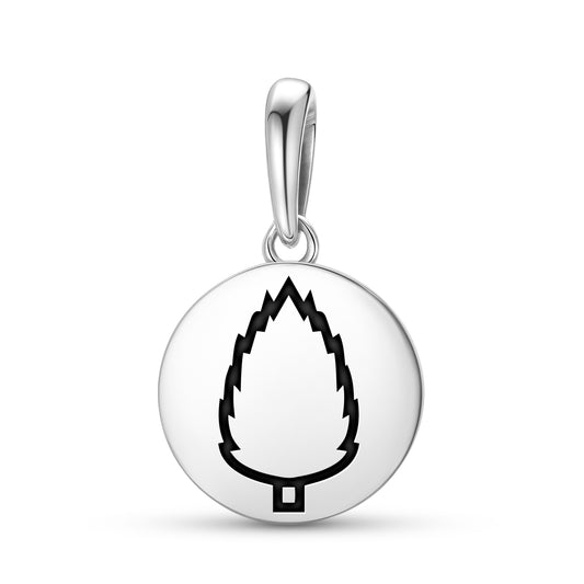 Cypress Tree Persian Symbols Pendant Dangle Charm