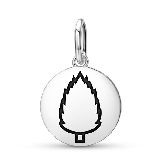 Cypress Tree Persian Symbols Pendant Dangle Charm