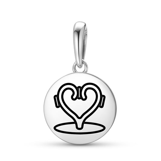 Ritual holder for incense sticks Persian Symbols Pendant Dangle Charm