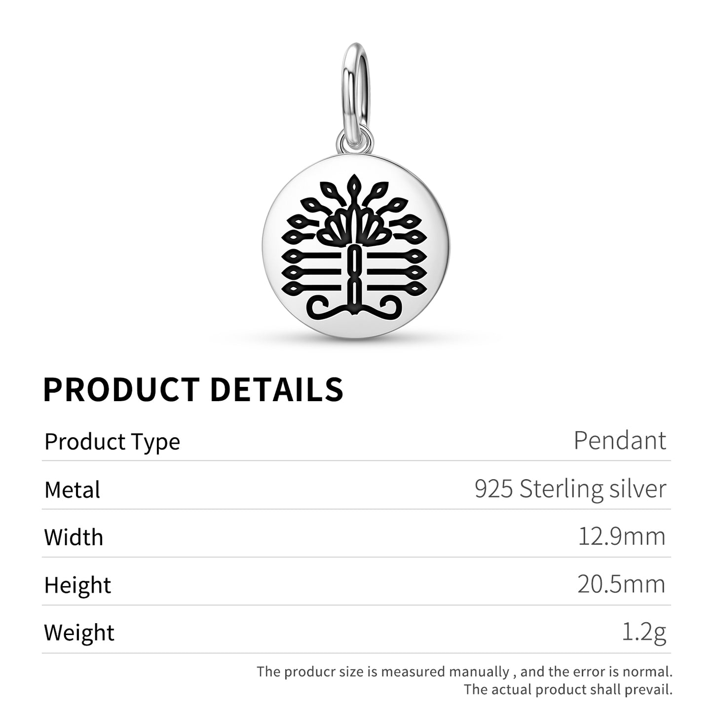 Haoma Persian Symbols Pendant Dangle Charm