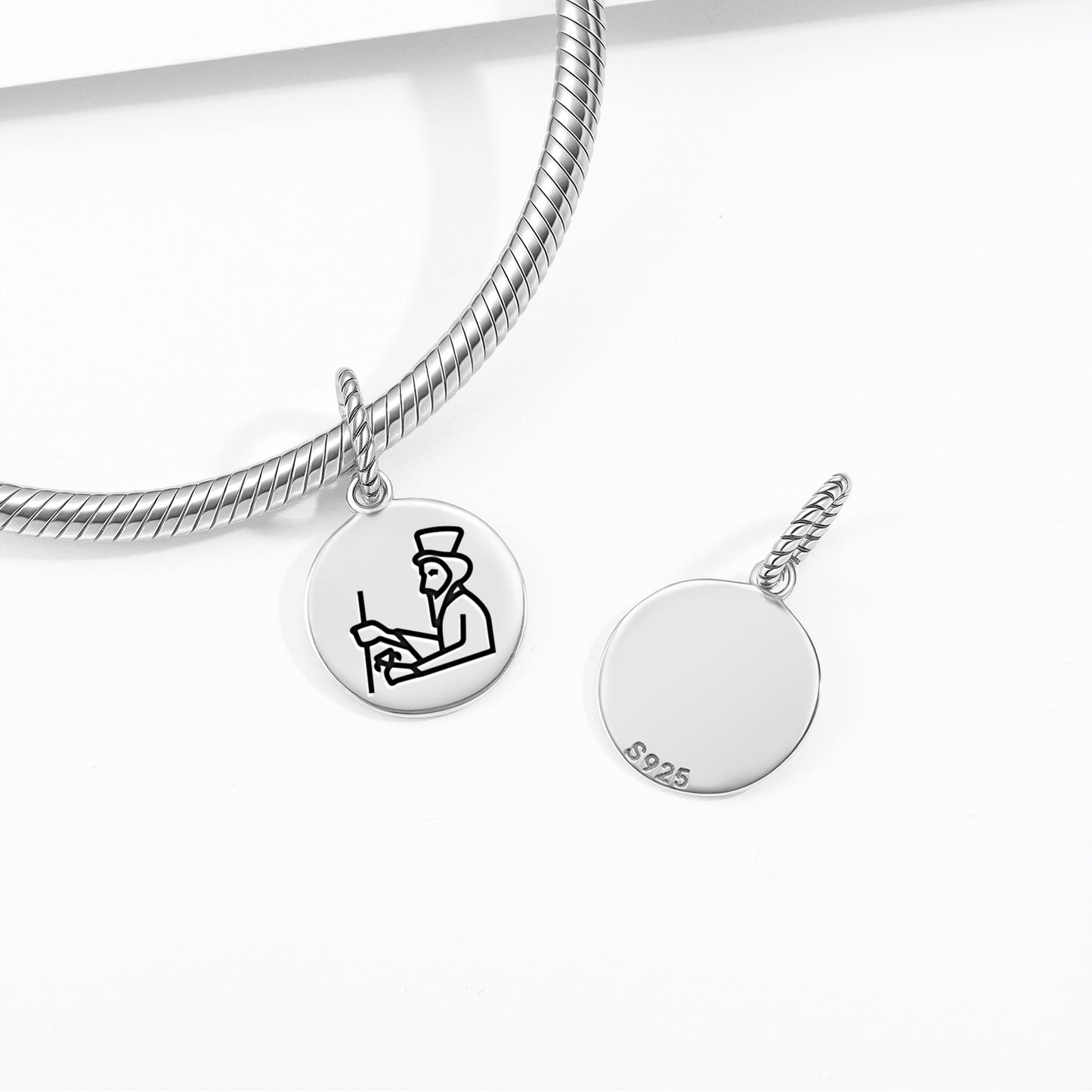 Darius Persian Symbols Pendant Dangle Charm