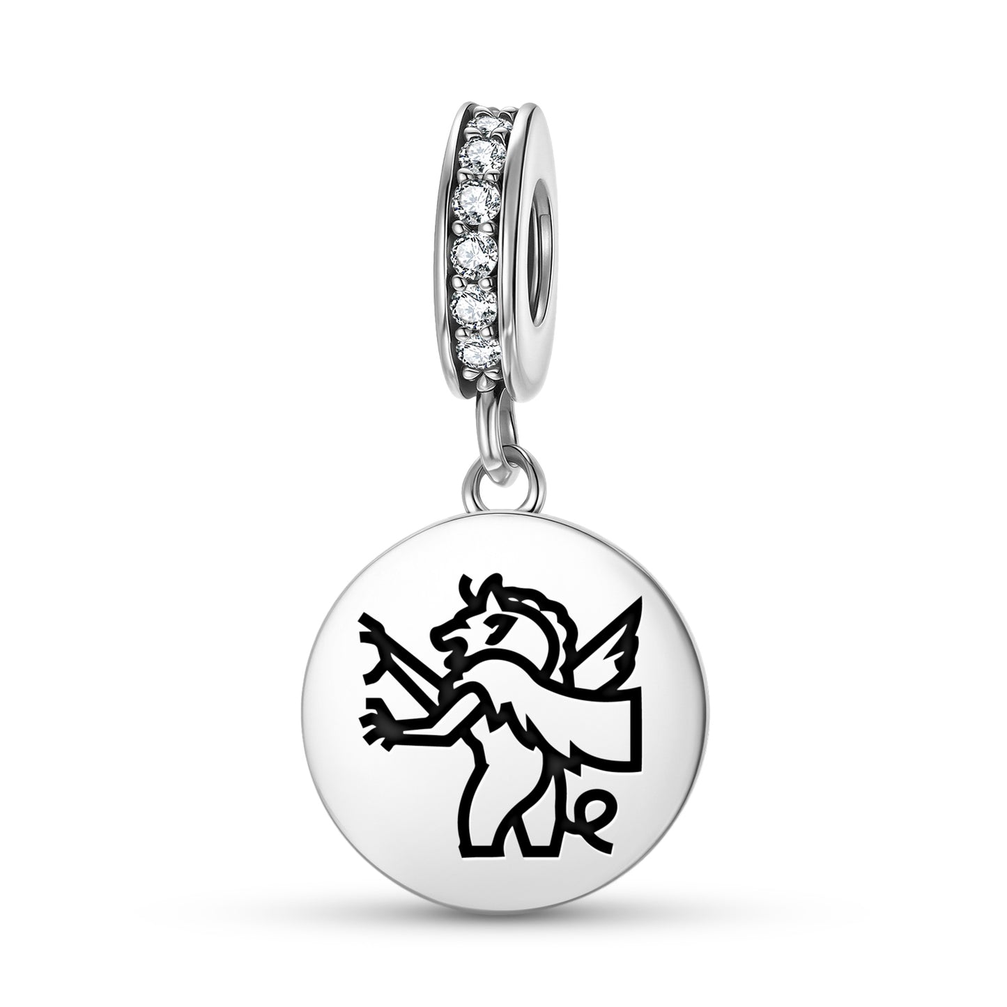 Angra Mainyu Ahriman Persian Symbols Pendant Dangle Charm