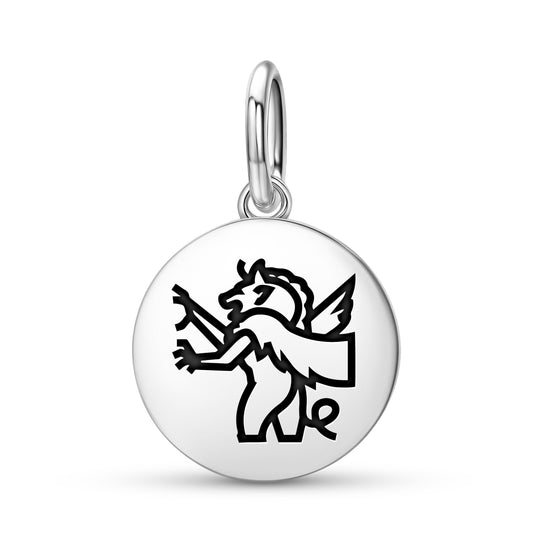 Angra Mainyu Ahriman Persian Symbols Pendant Dangle Charm
