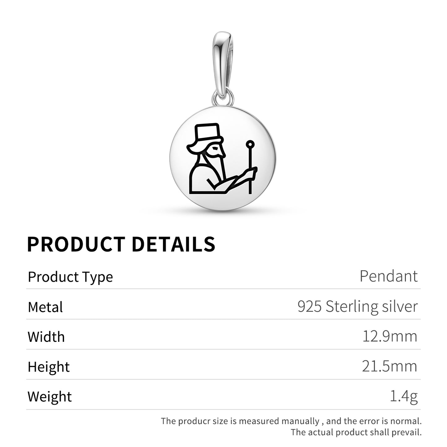 Xerxes Persian Symbols Pendant Dangle Charm