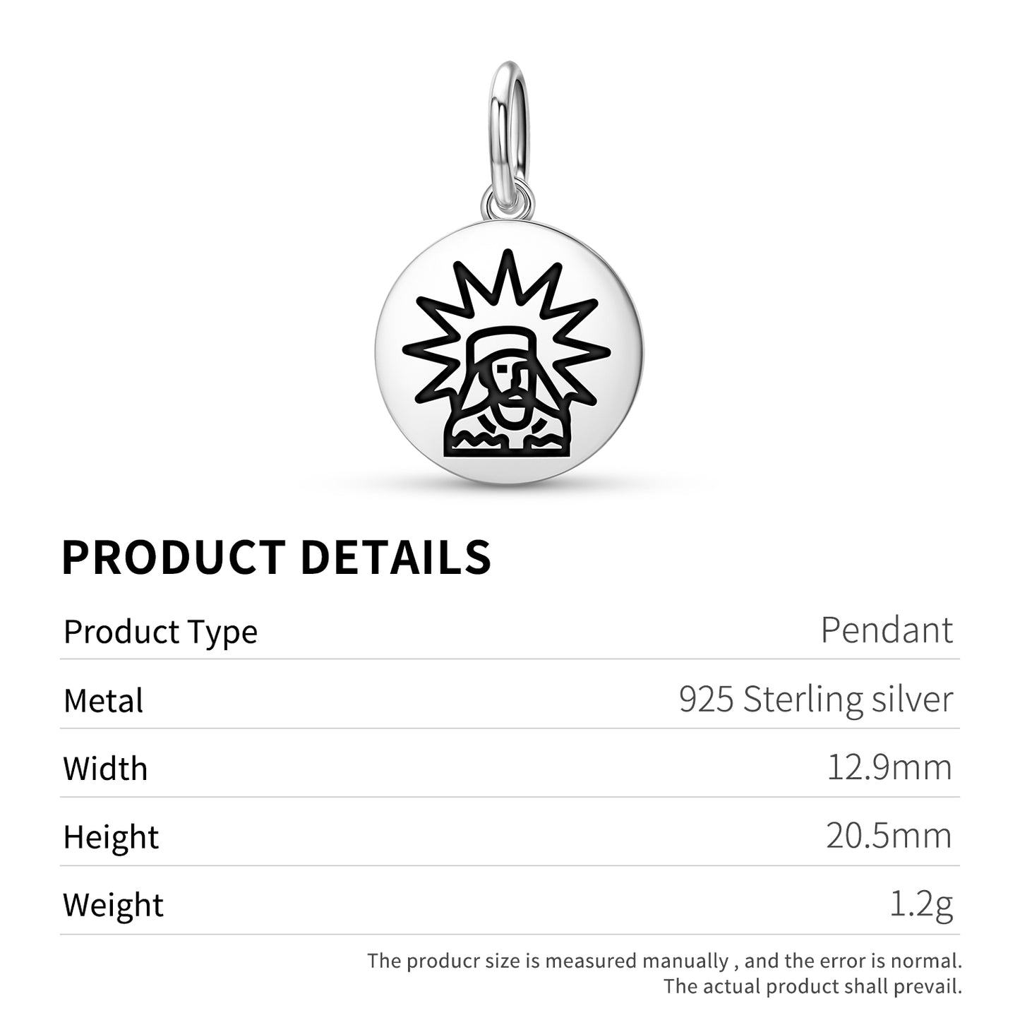 Spitama Zarathustra Persian Symbols Pendant Dangle Charm