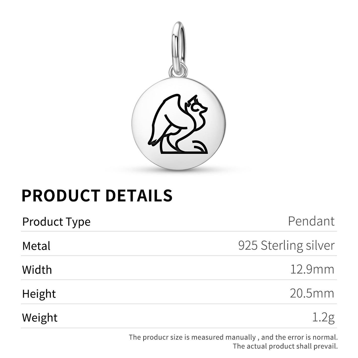 Simurg Persian Symbols Pendant Dangle Charm