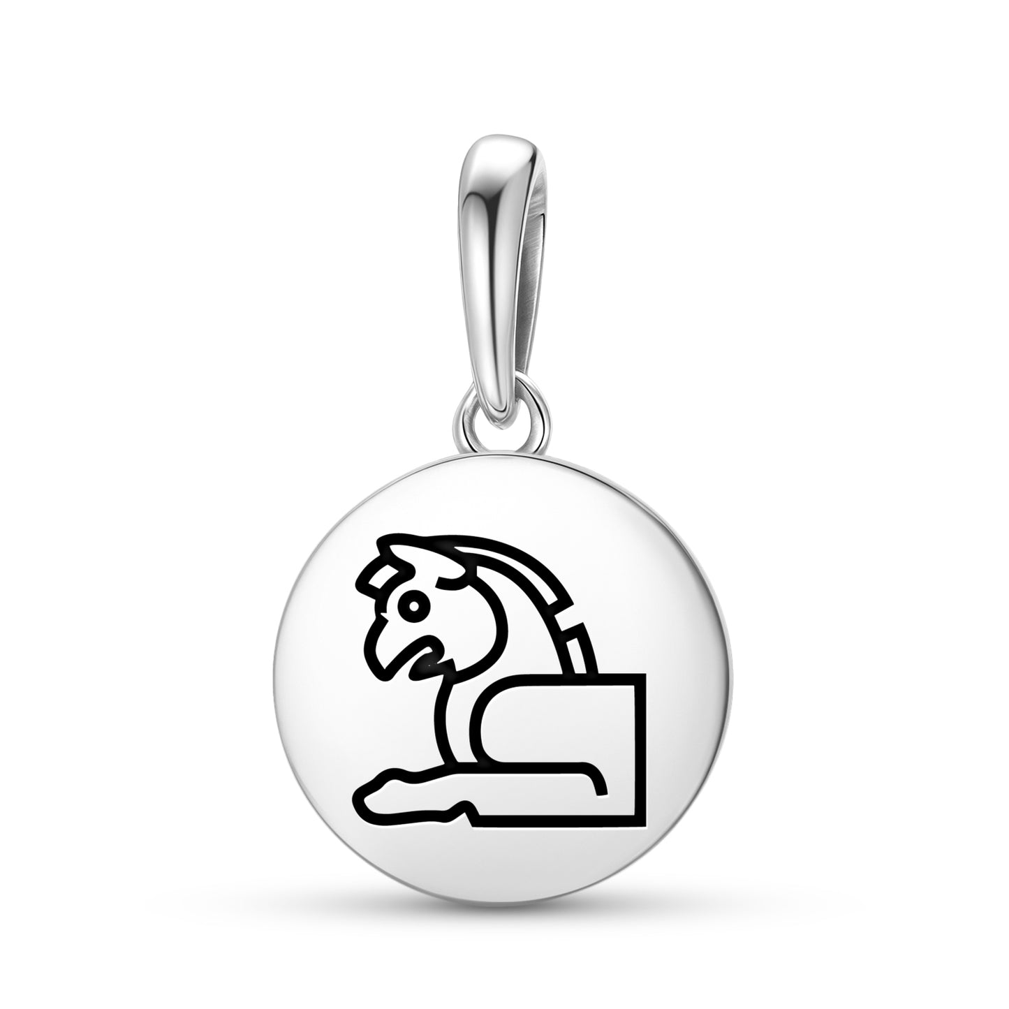 Huma Persian Symbols Pendant Dangle Charm