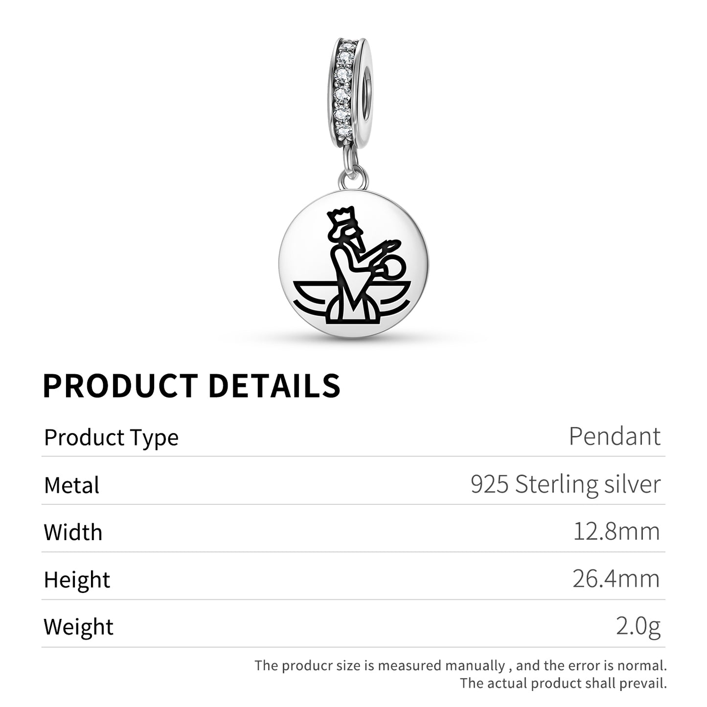 Faravahar Persian Symbols Pendant Dangle Charm