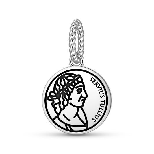 Servius Tullius Roman Empire Symbols Pendant Dangle Charm