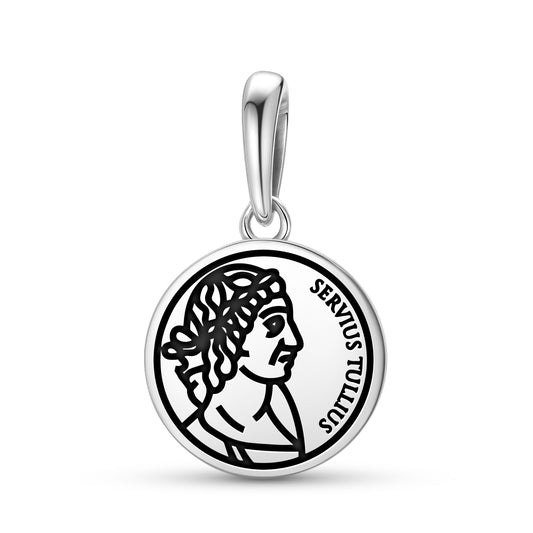 Servius Tullius Roman Empire Symbols Pendant Dangle Charm