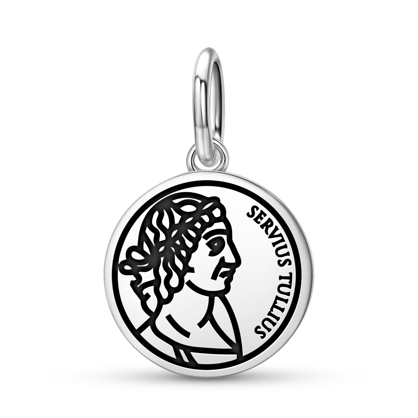 Servius Tullius Roman Empire Symbols Pendant Dangle Charm