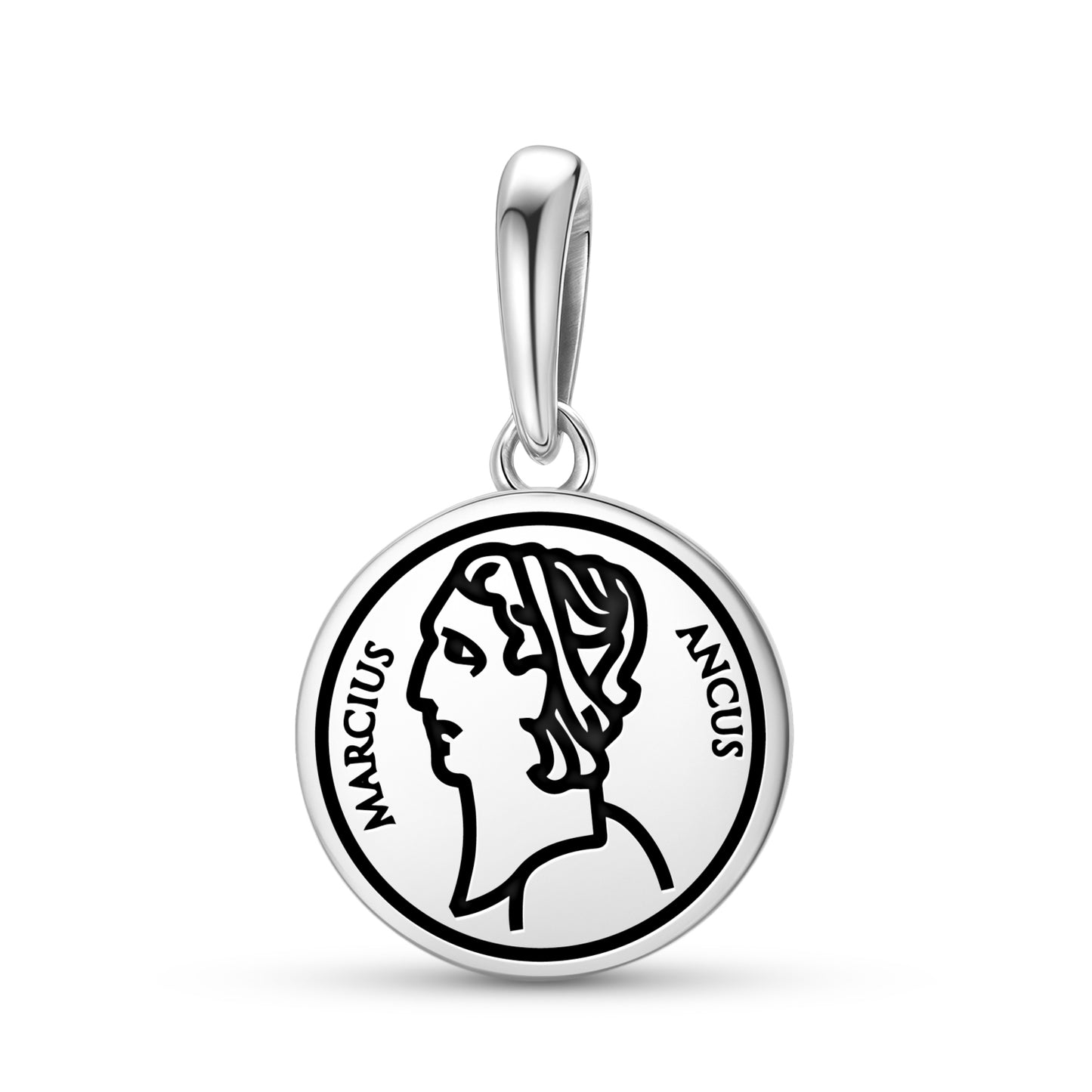 Ancus Marzio Roman Empire Symbols Pendant Dangle Charm