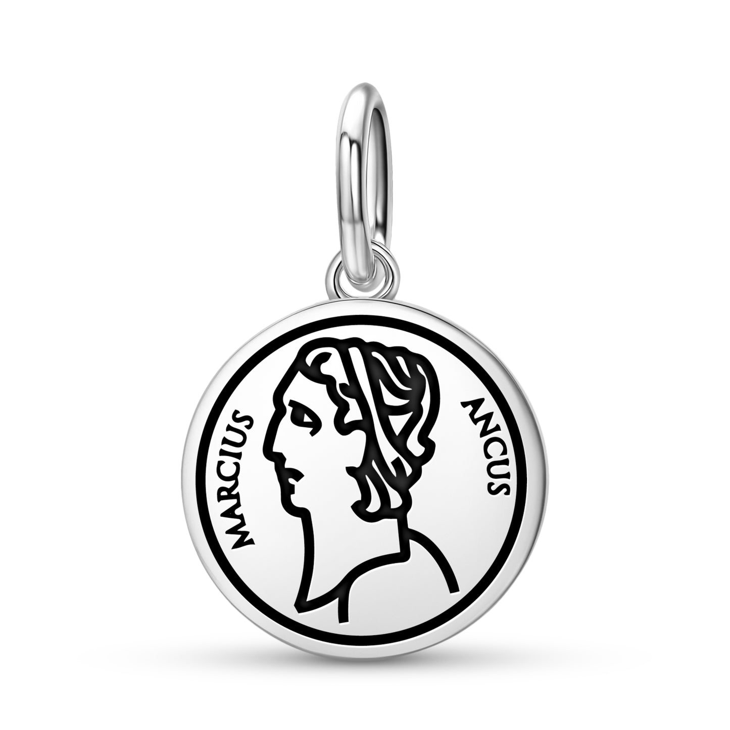 Ancus Marzio Roman Empire Symbols Pendant Dangle Charm