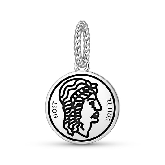 Tullus Hostilius Roman Empire Symbols Pendant Dangle Charm