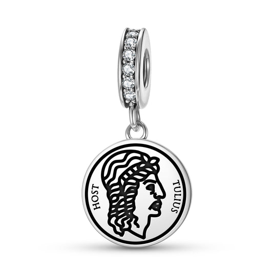 Tullus Hostilius Roman Empire Symbols Pendant Dangle Charm