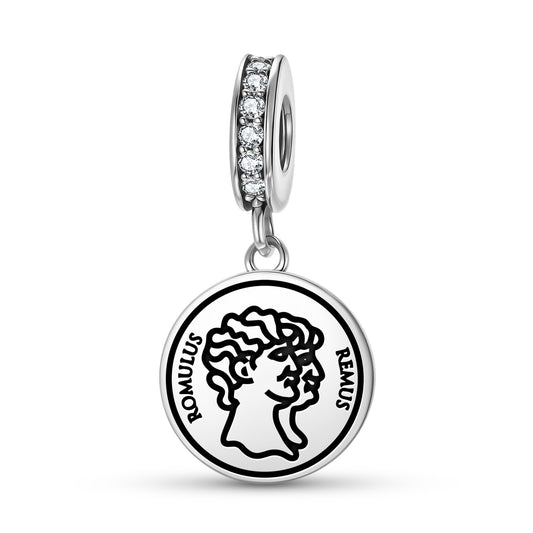 Romulus – First king of Rome Roman Empire Symbols Pendant Dangle Charm