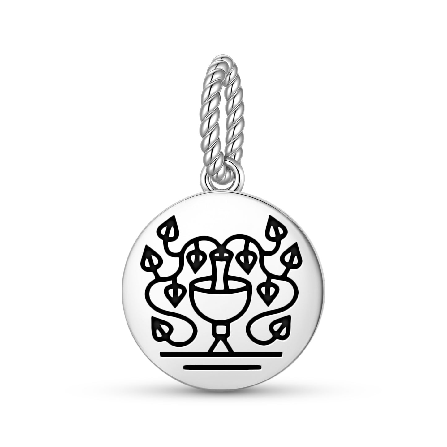 Ivy Hedera Roman Empire Symbols Pendant Dangle Charm