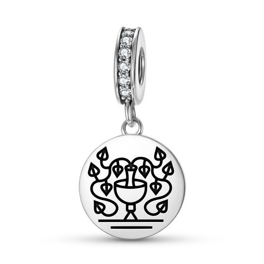 Ivy Hedera Roman Empire Symbols Pendant Dangle Charm