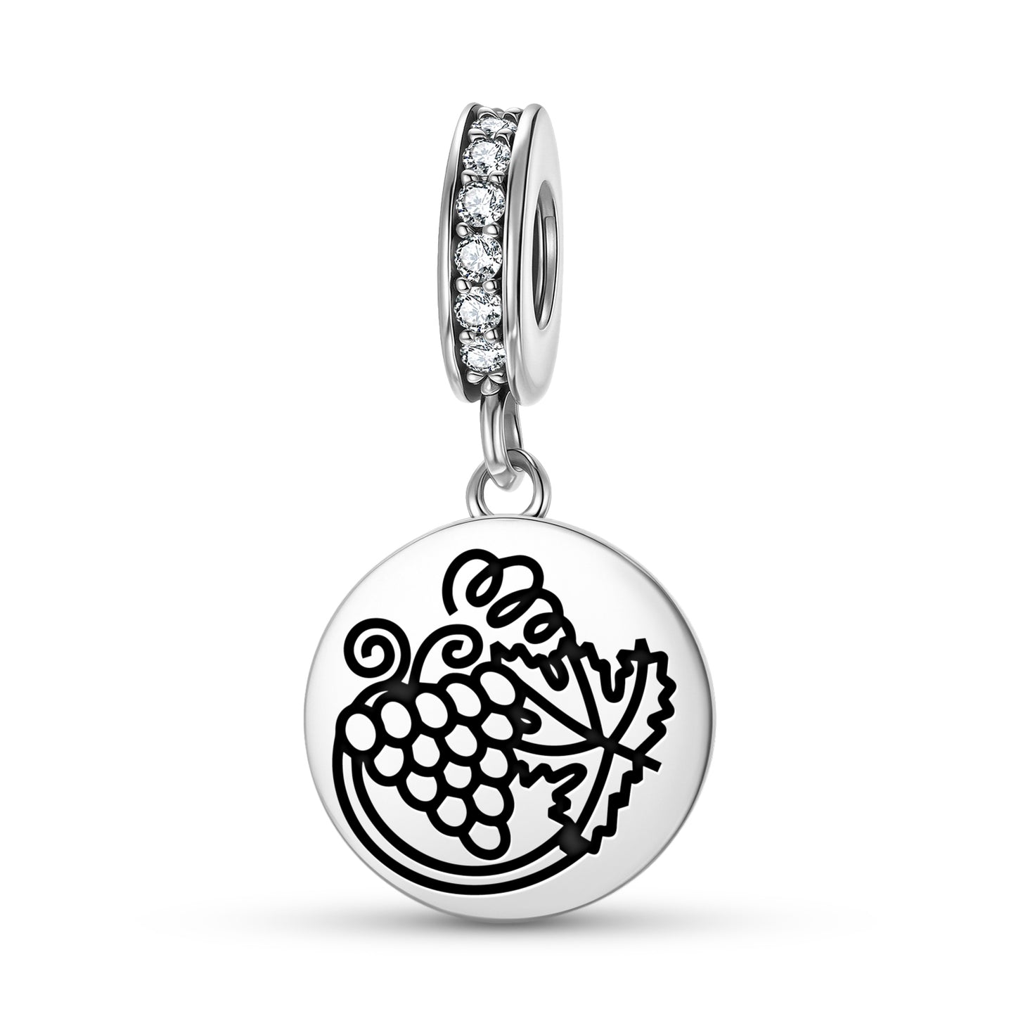 Grapevine Vitis Vivifera Roman Empire Symbols Pendant Dangle Charm