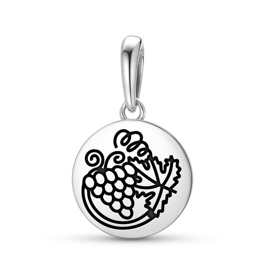 Grapevine Vitis Vivifera Roman Empire Symbols Pendant Dangle Charm