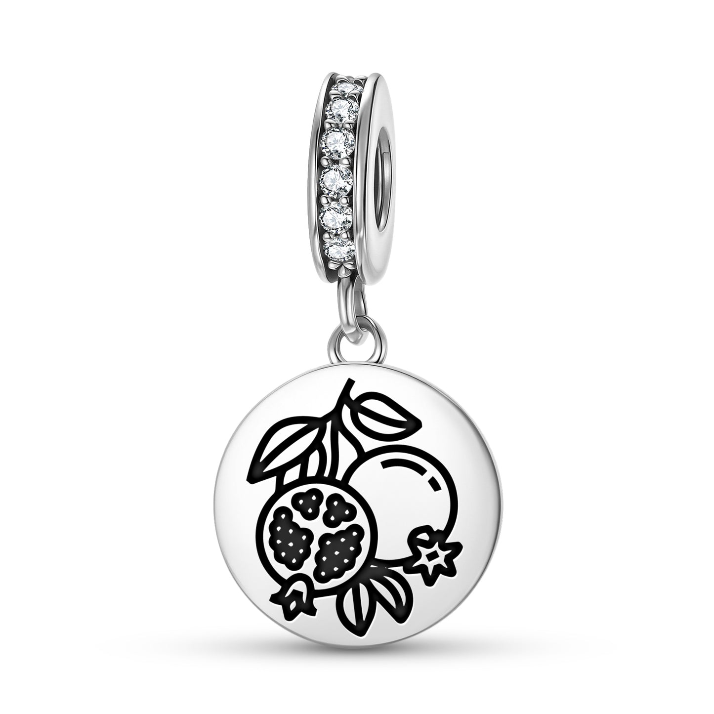 The pomegranate Roman Empire Symbols Pendant Dangle Charm