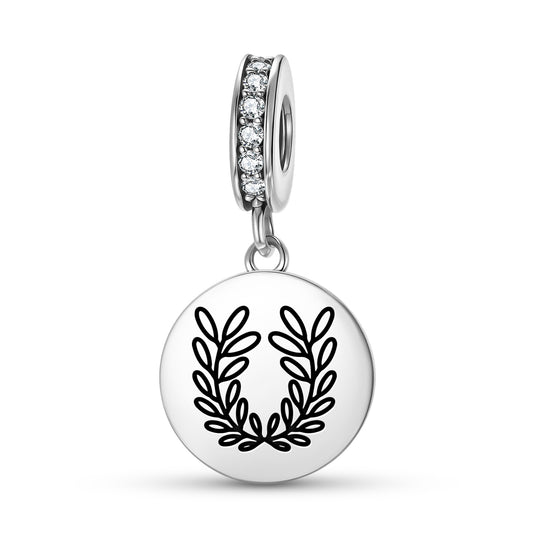 Laurel Laurus Nobilis Roman Empire Symbols Pendant Dangle Charm