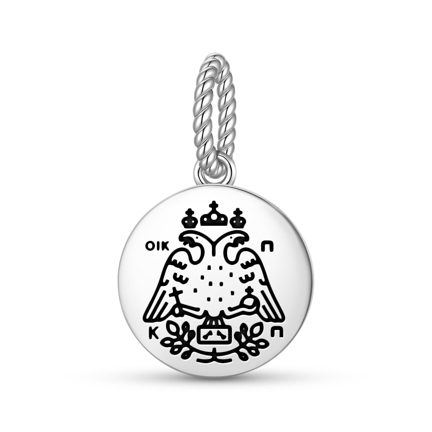 Double-Headed Eagle Roman Empire Symbols Pendant Dangle Charm