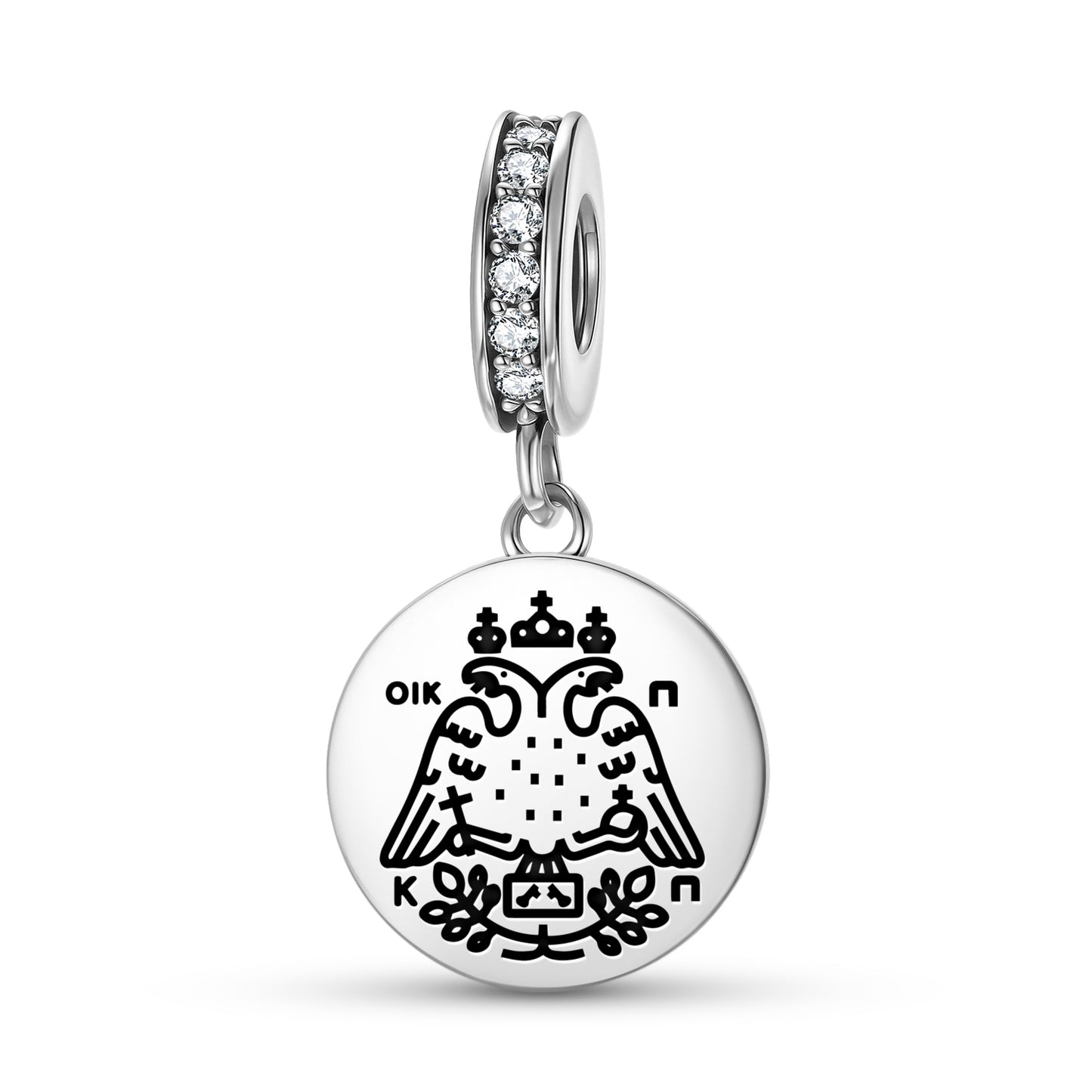 Double-Headed Eagle Roman Empire Symbols Pendant Dangle Charm