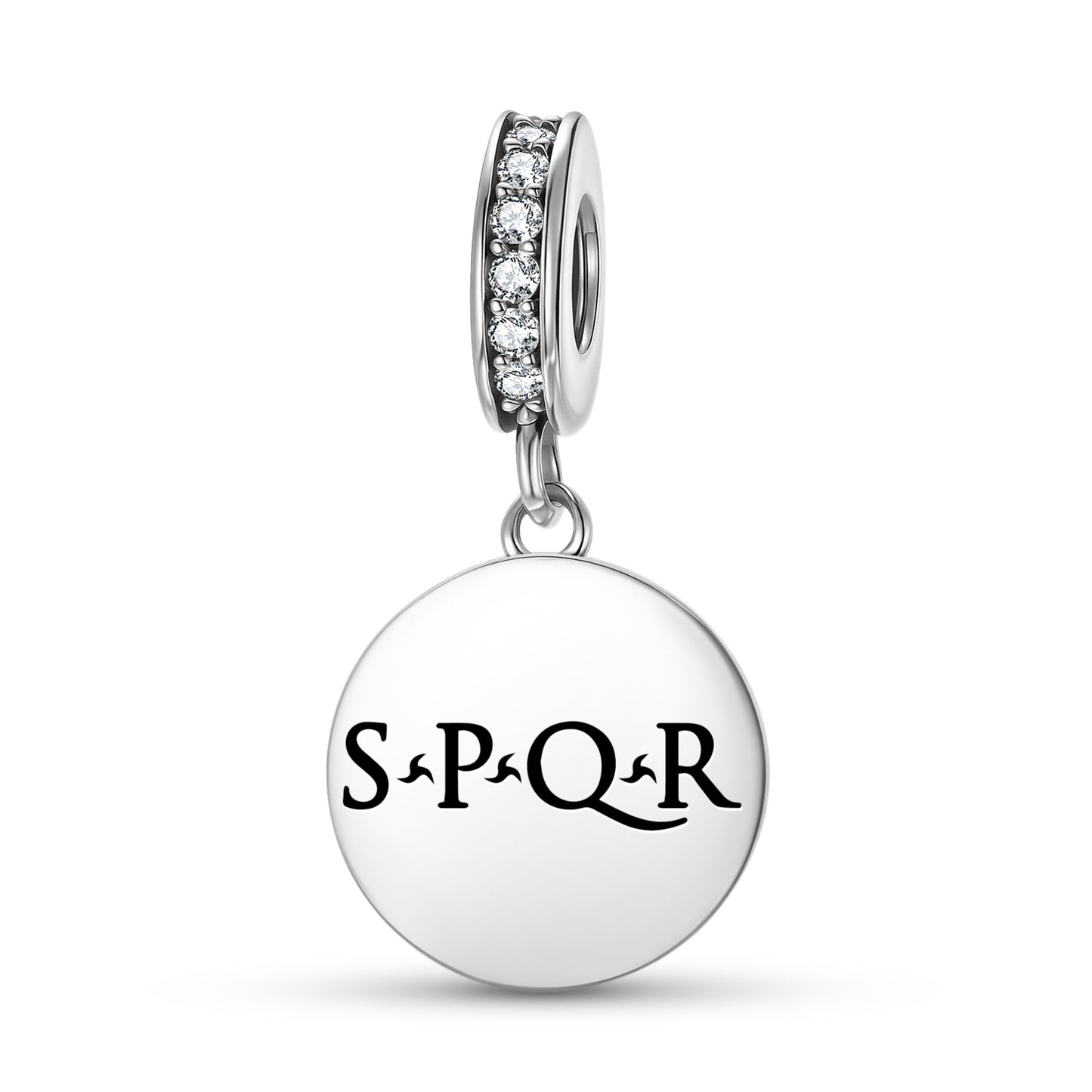 S.P.Q.R. Roman Empire Symbols Pendant Dangle Charm