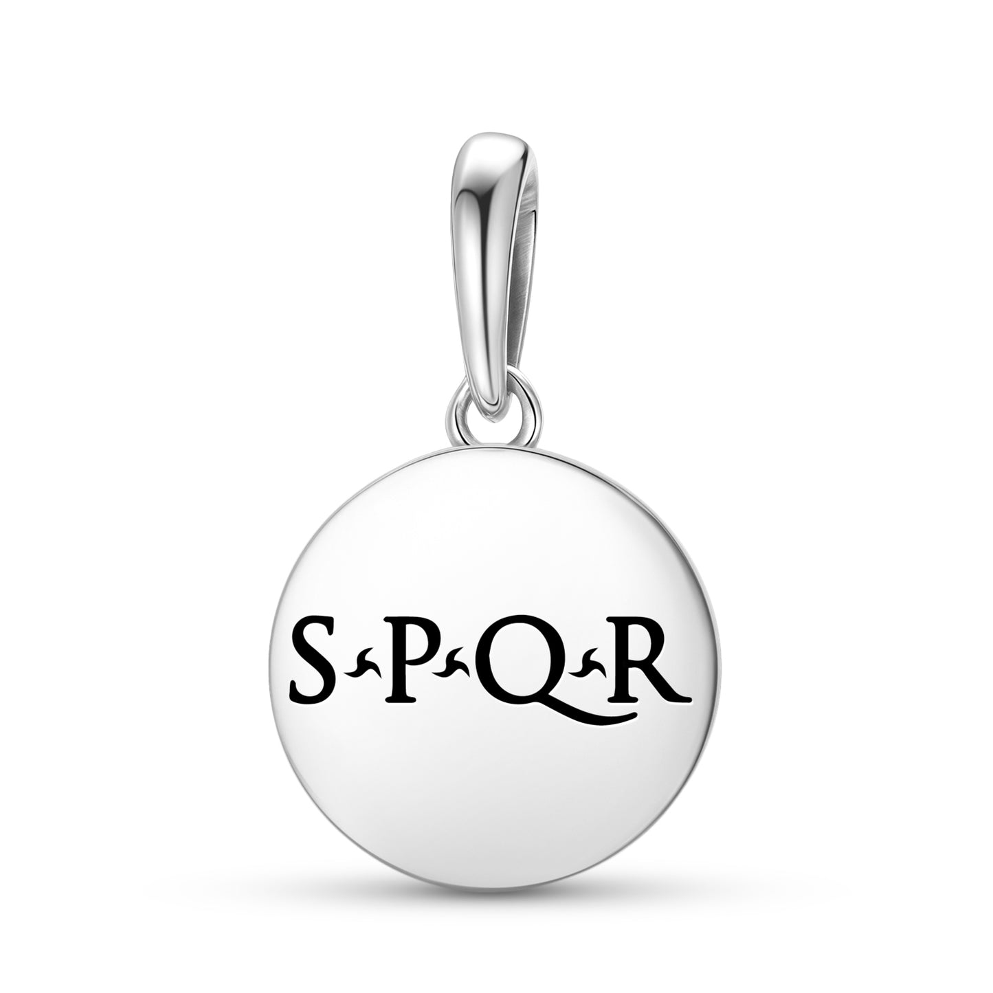 S.P.Q.R. Roman Empire Symbols Pendant Dangle Charm