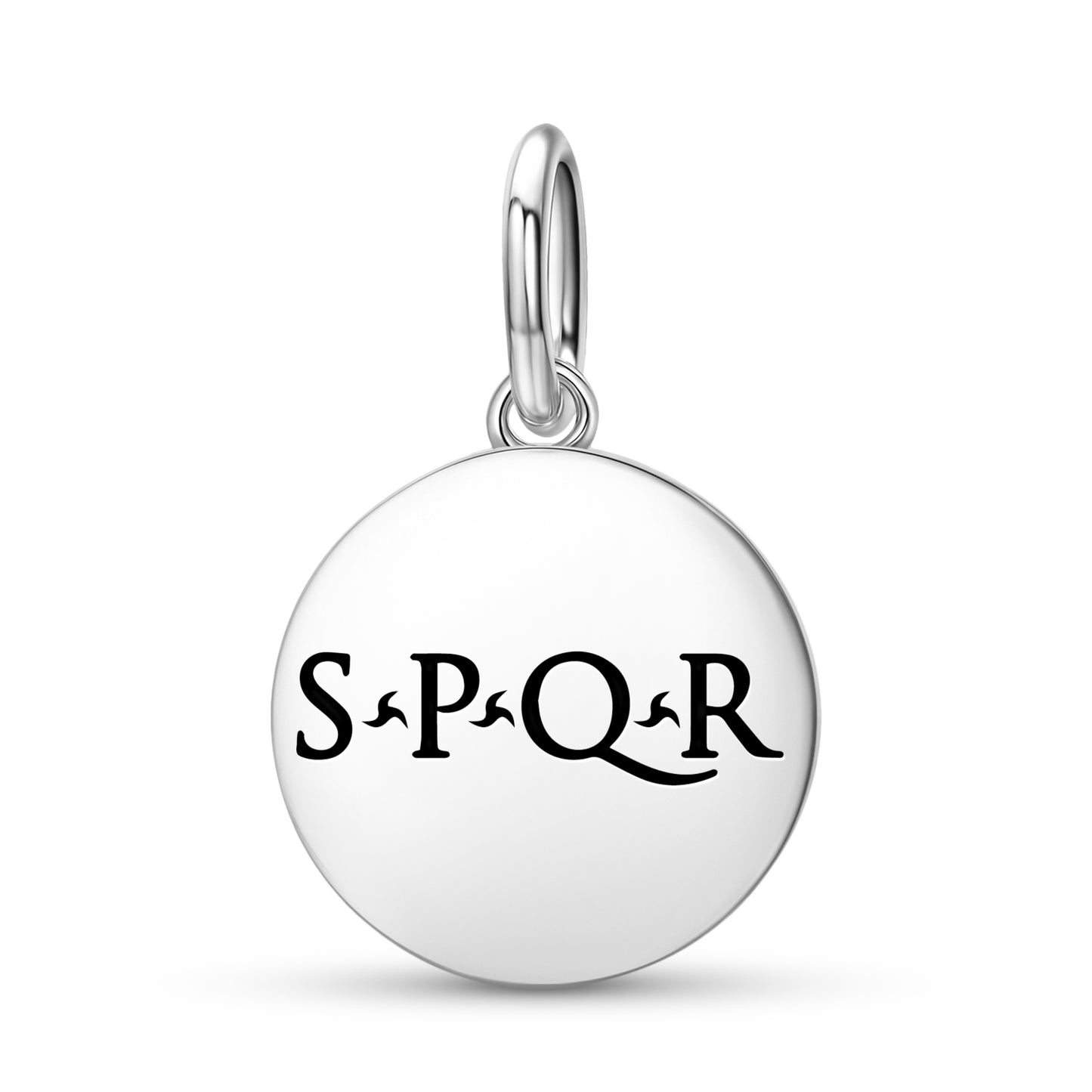 S.P.Q.R. Roman Empire Symbols Pendant Dangle Charm