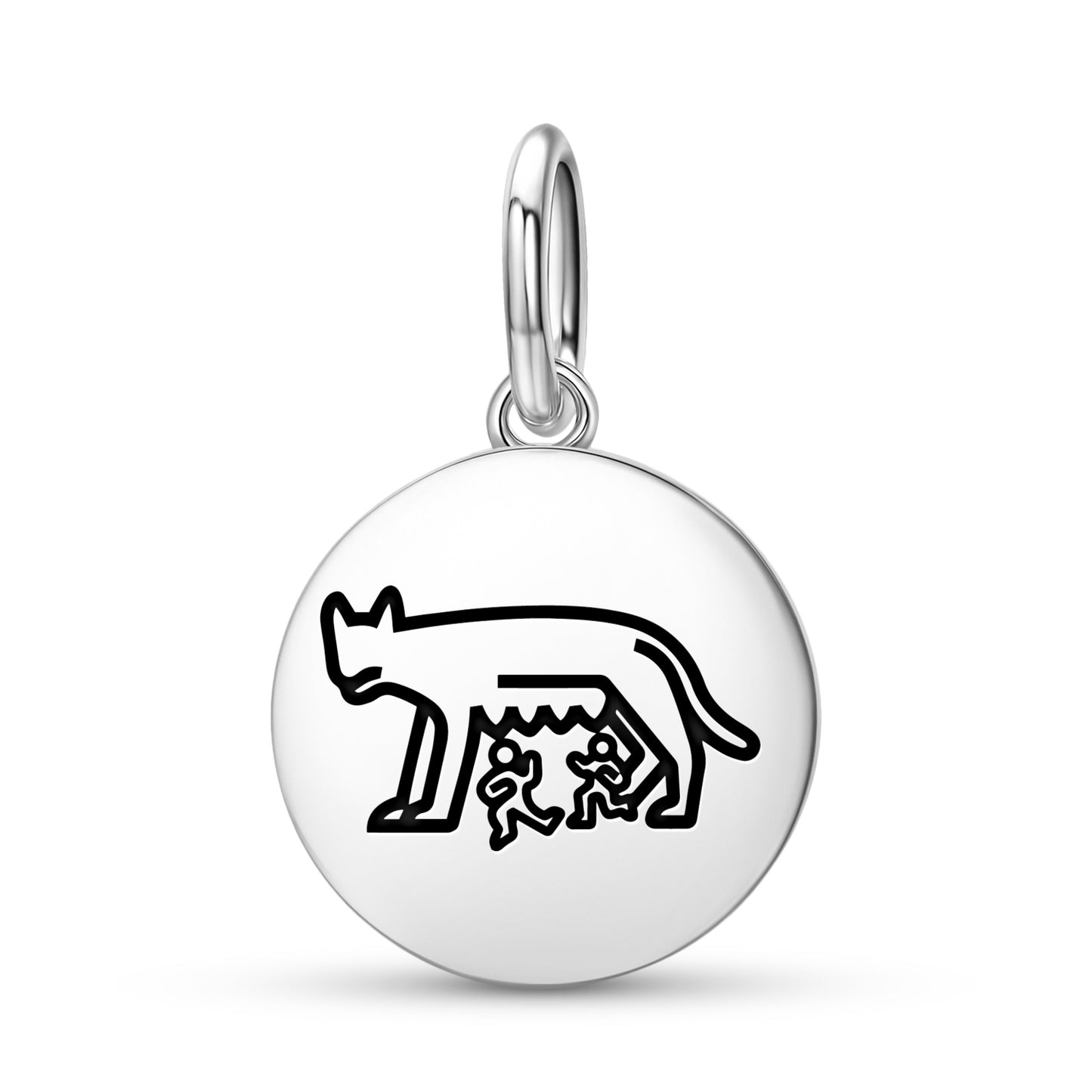 Capitoline she-wolf Roman Empire Symbols Pendant Dangle Charm