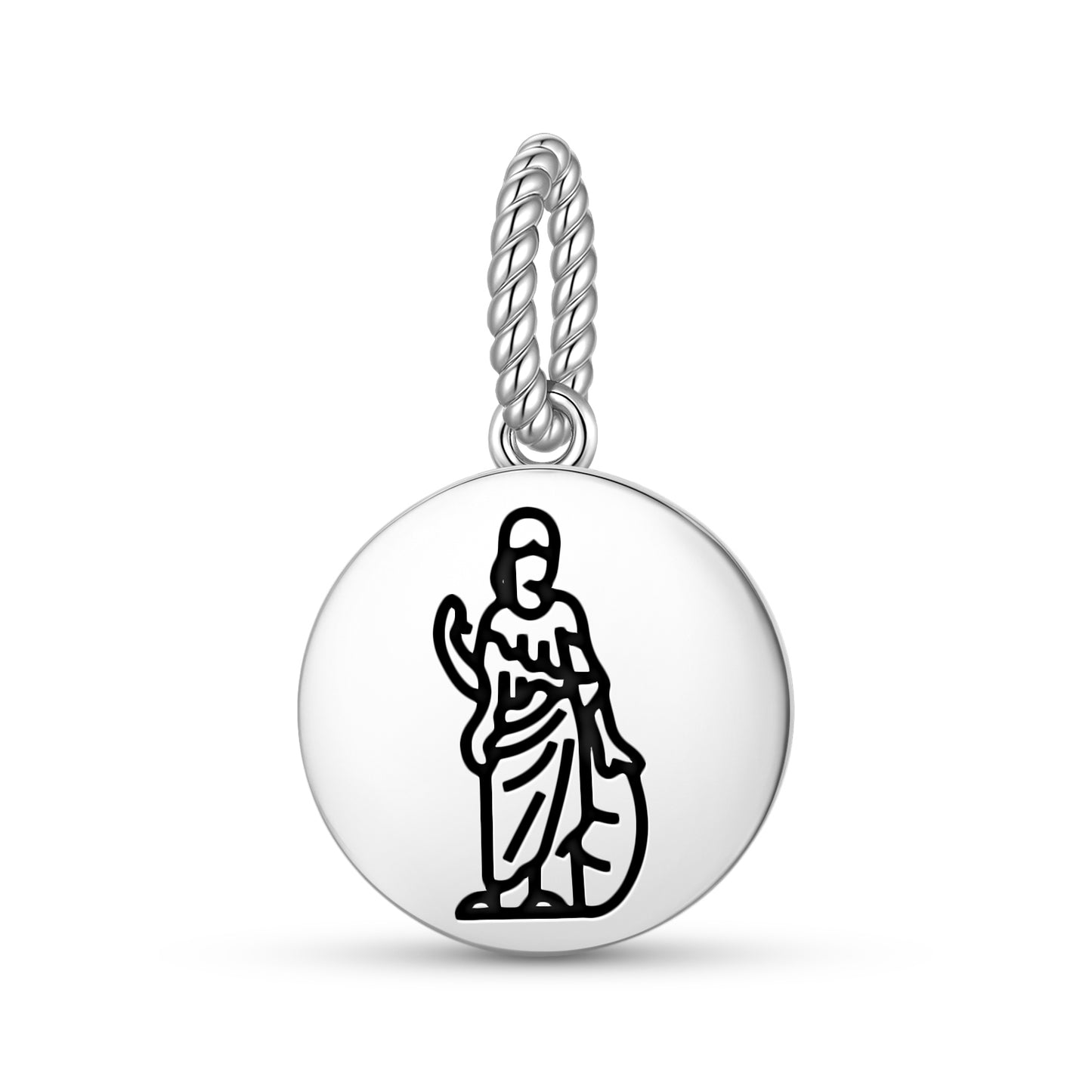 Minerva Roman Empire Symbols Pendant Dangle Charm
