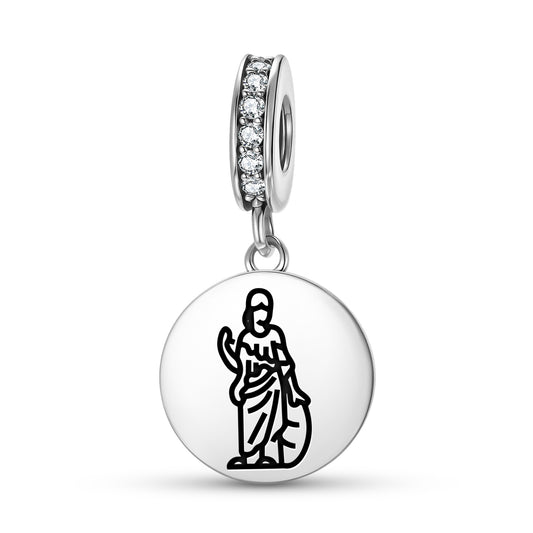 Minerva Roman Empire Symbols Pendant Dangle Charm