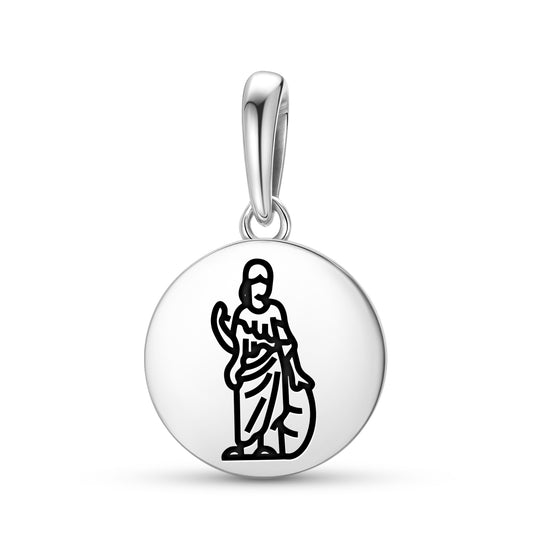 Minerva Roman Empire Symbols Pendant Dangle Charm