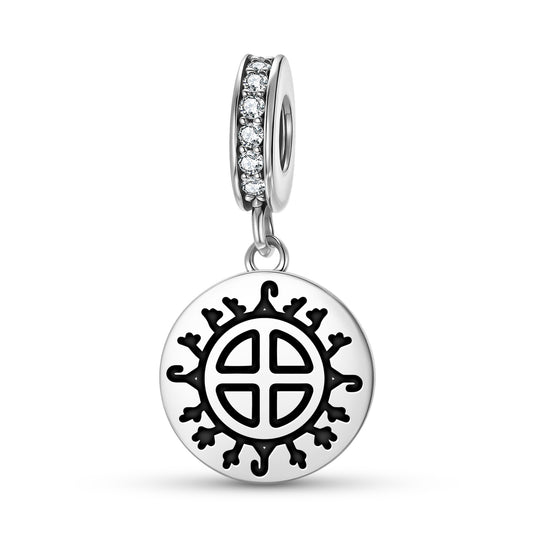 Sami shamanic drum Sami Symbols Pendant Dangle Charm