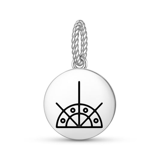 Kuu The Moon Sami Symbols Pendant Dangle Charm