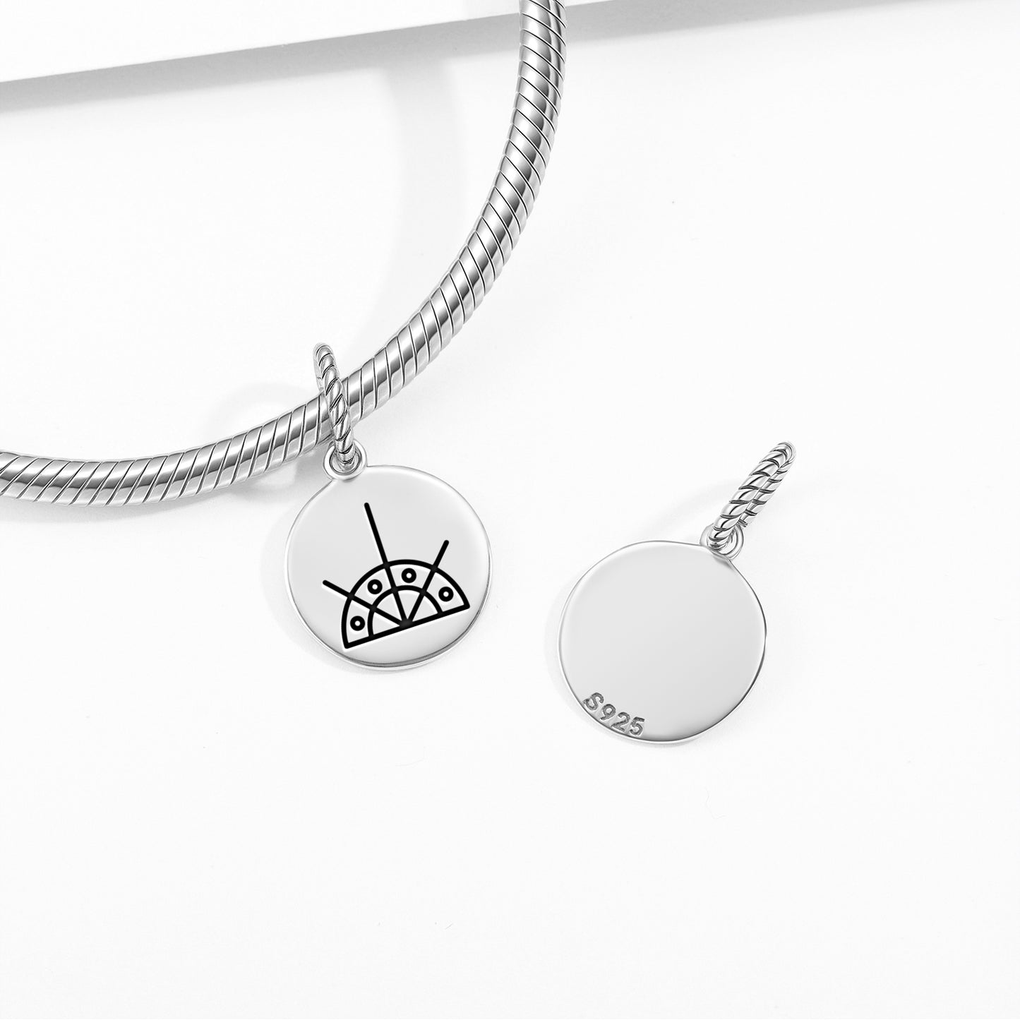 Kuu The Moon Sami Symbols Pendant Dangle Charm