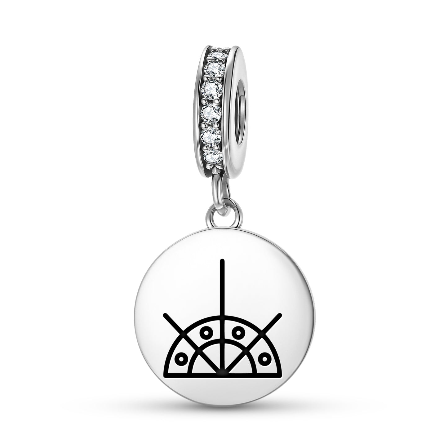 Kuu The Moon Sami Symbols Pendant Dangle Charm