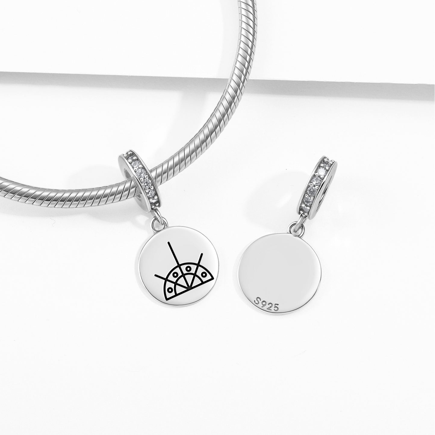 Kuu The Moon Sami Symbols Pendant Dangle Charm