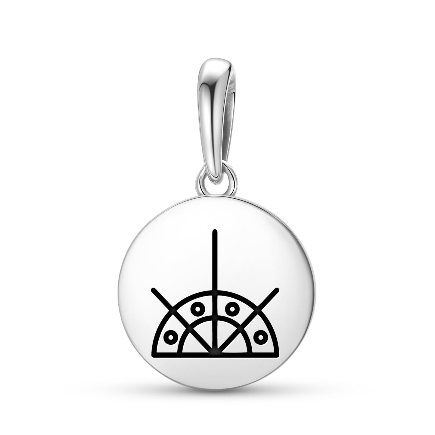 Kuu The Moon Sami Symbols Pendant Dangle Charm
